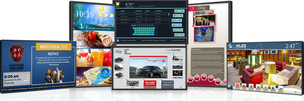 affichage sur tv publicité